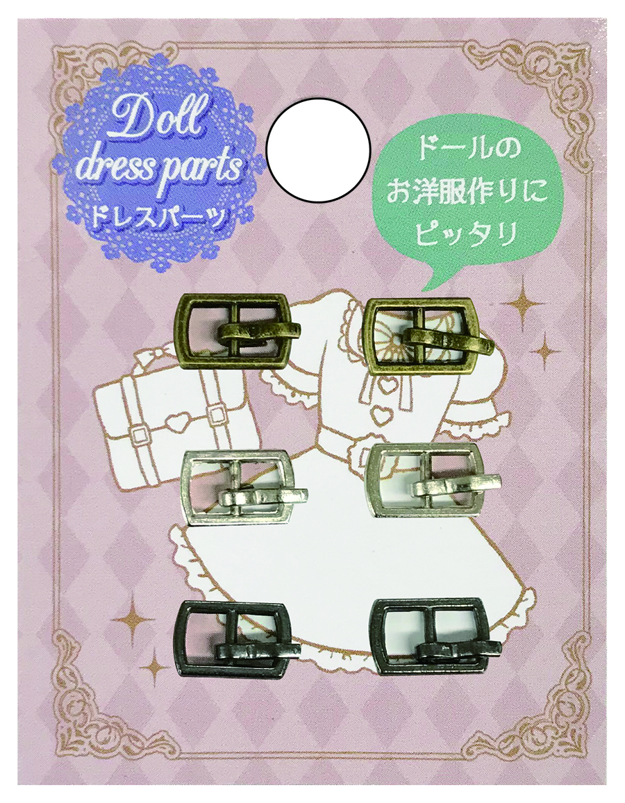 商品ページ|ドール服用パーツ ドールドレスパーツ/ミニバックル 商品ページ|ドール服用パーツ ドールドレスパーツ/ミニバックル